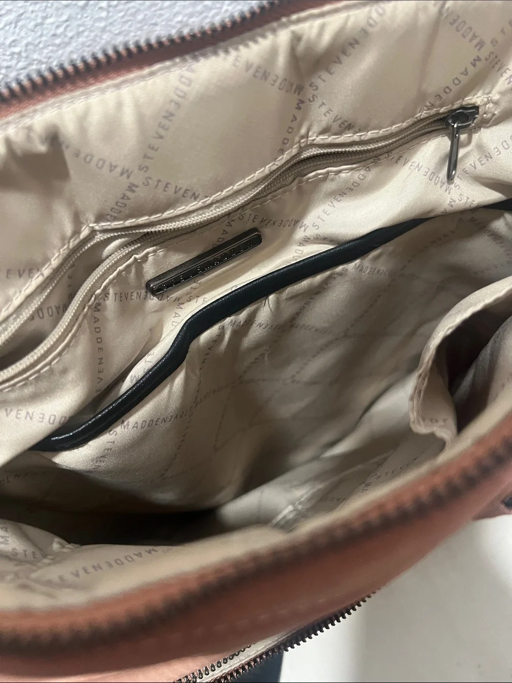 Steve Madden quilted nylon